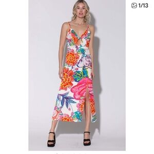 Walter Baker Cozumel Natasha floral midi sundress